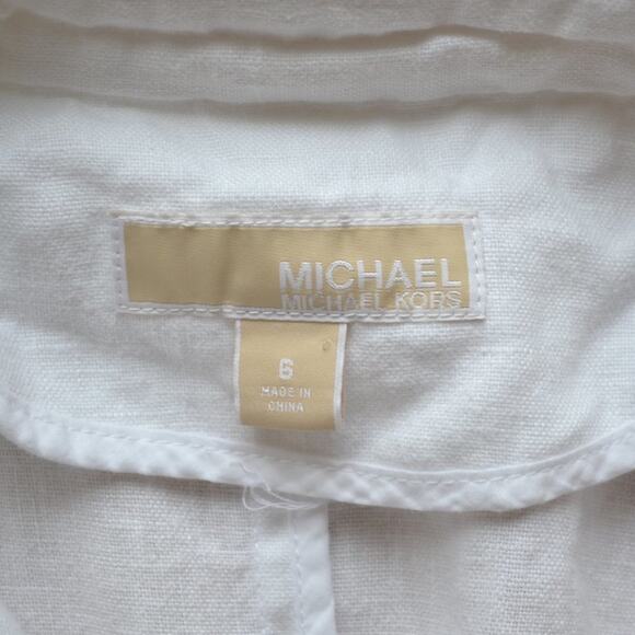 MICHAEL Michael Kors Linen Cardigan - Picture 2 of 4